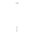Globo - Candelabro suspenso 1xGU10/35W/230V branco