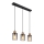 Globo - Candelabro suspenso 3xE27/15W/230V carvalho