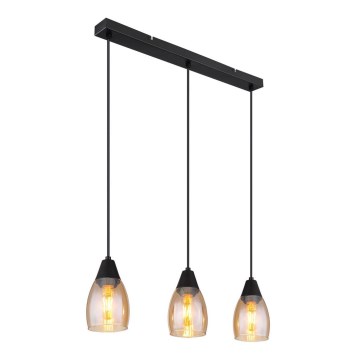 Globo - Candelabro suspenso 3xE27/15W/230V