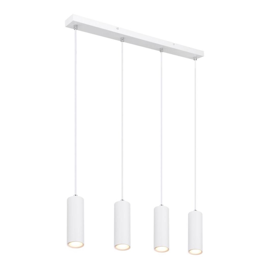Globo - Candelabro suspenso 4xGU10/35W/230V branco