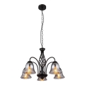 Globo - Candelabro suspenso 5xE27/60W/230V
