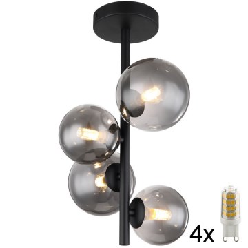 Globo - Candelabro suspenso LED 4xG9/3W/230V