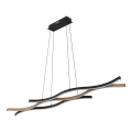 Globo - Candelabro suspenso LED LED/35W/230V preto/castanho