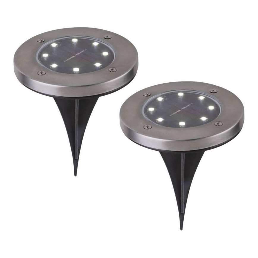 Globo - CONJUNTO 2x Luzes solares LED LED/0,8W/3V IP44 300 mAh