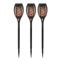 Globo - CONJUNTO 3x Lâmpada Solar LED LED/0,1W/3V IP44 200 mAh