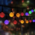 Globo - Corrente solar LED RGB 20xLED/0,06W/3V 770 cm IP44