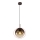 Globo - Cúpula sobressalente para lustre, diâmetro 20 cm, castanho fumê