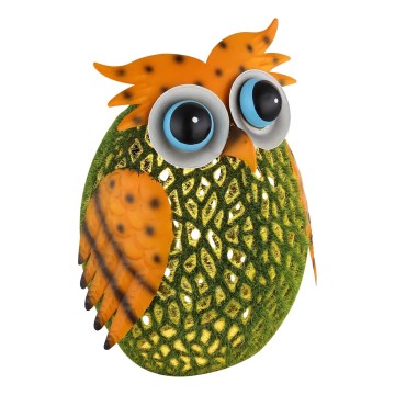 Globo - Decoração solar LED/0,06W/3V IP44 coruja