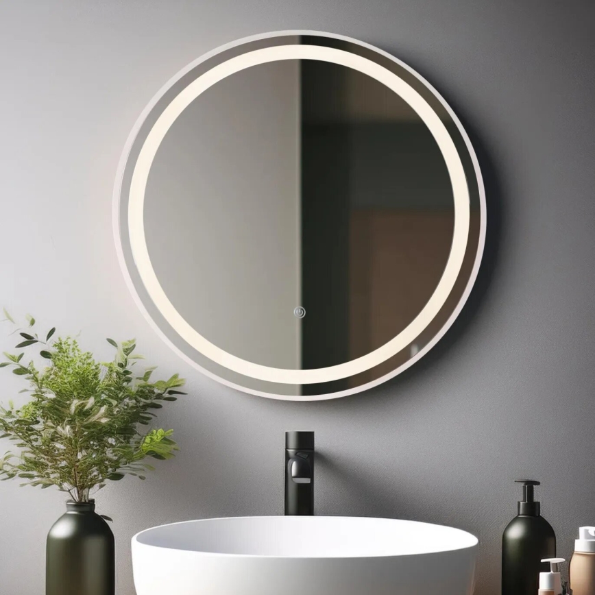 Globo - Espelho de parede LED regulável com iluminação LED/10W/230V 2700/4000/6500K diâmetro 50 cm