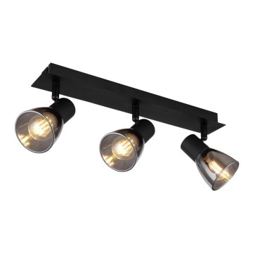 Globo - Foco 3xE14/40W/230V preto