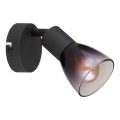 Globo - Foco de parede 1xE14/25W/230V preto