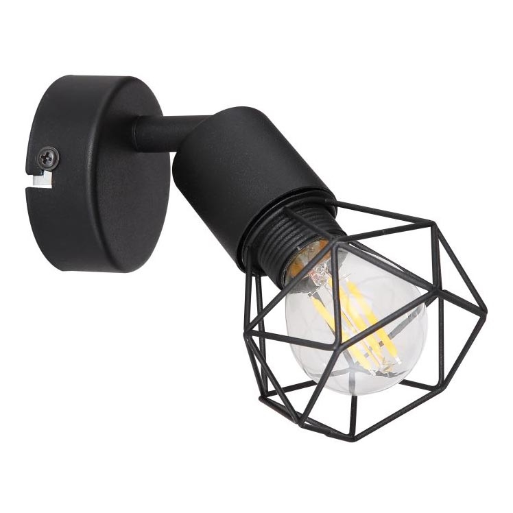 Globo - Foco de parede 1xE14/40W/230V preto