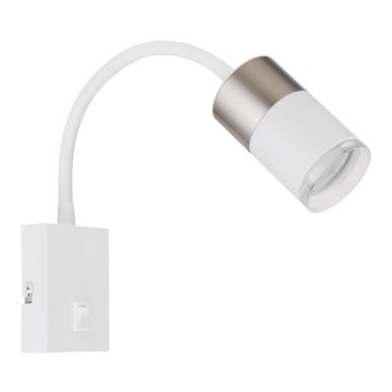 Globo - Foco de parede 1xGU10/25W/230V branco/cromado mate