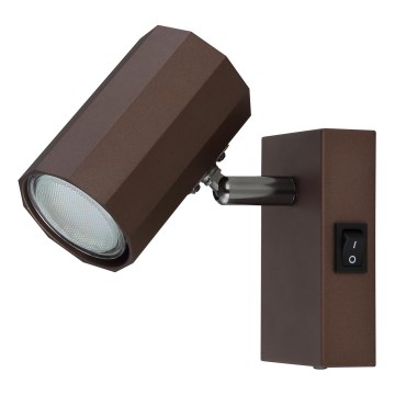 Globo - Foco de parede 1xGU10/25W/230V castanho