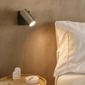 Globo - Foco de parede 1xGU10/25W/230V preto/latão