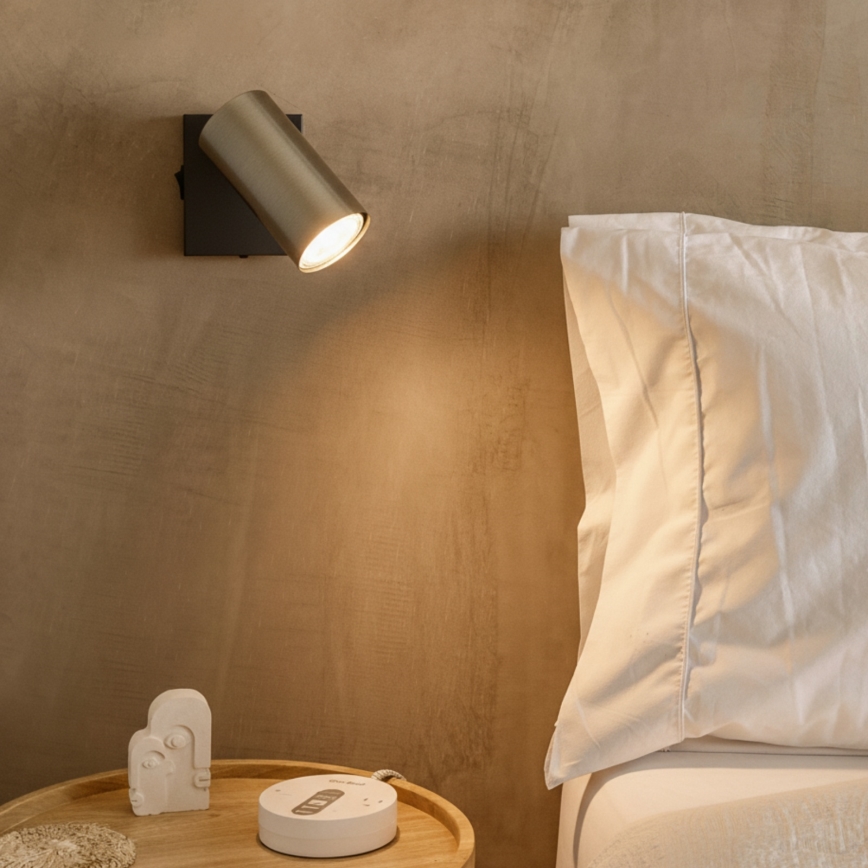 Globo - Foco de parede 1xGU10/25W/230V preto/latão