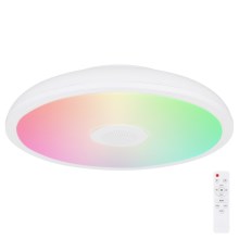 Globo - Iluminação de casa de banho LED RGB com altifalante LED/18W/230V IP44 + CR