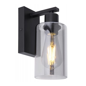Globo - Iluminação de parede 1xE27/60W/230V preto