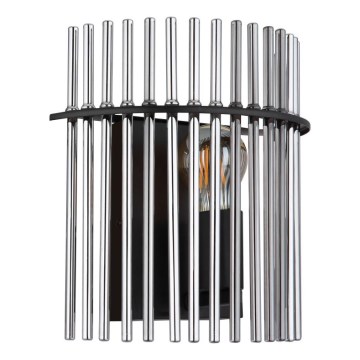 Globo - Iluminação de parede 1xE27/60W/230V preto