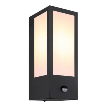 Globo iluminação de parede com sensor 1xE27/60W/230V IP44