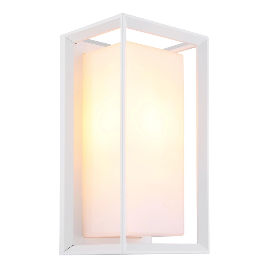 Globo - Iluminação de parede exterior 1xE27/60W/230V IP44 branco