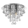 Globo - Iluminação de teto 3xE14/40W/230V diâmetro 38 cm cromado brilhante