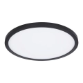 Globo - Iluminação de teto de casa de banho LED com regulação LED/18W/230V diâmetro 29,4 cm IP44 preto