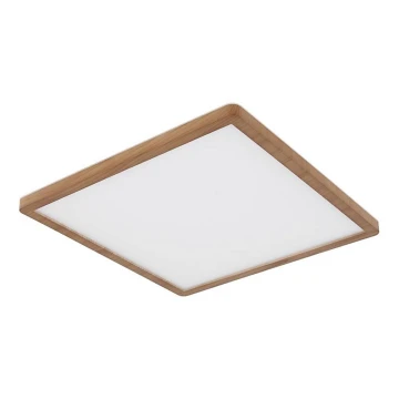 Globo - Iluminação de teto de casa de banho LED com regulação LED/24W/230V 42x42 cm IP44 castanho