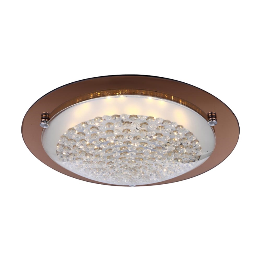 Globo - Iluminação de teto de cristal LED LED/18W/230V