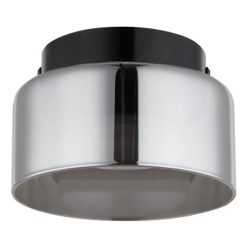 Globo - Iluminação de teto LED 1xGX53/6W/230V diâmetro 13 cm fumado/preto