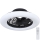 Globo - Iluminação de teto LED com regulação e ventoinha LED/30W/230V 3000-6500K + controlo remoto