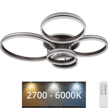 Globo - Iluminação de teto LED com regulação LED/120W/230V 2700K-6000K + comando