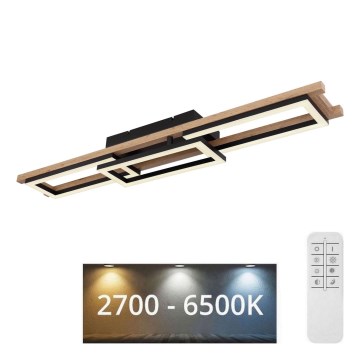 Globo - Iluminação de teto LED com regulação LED/30W/230V 2700-6500K + comando