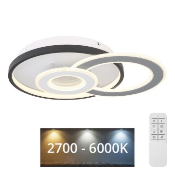 Globo - Iluminação de teto LED com regulação LED/36W/230V 2700-6000K + controlo remoto