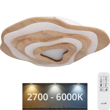 Globo - Iluminação de teto LED com regulação LED/40W/230V 2700-6000K + comando