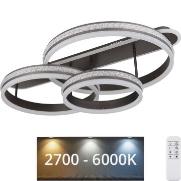 Globo - Iluminação de teto LED com regulação LED/75W/230V 2700K-6000K + comando