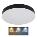 Globo - Iluminação de teto LED LED/24W/230V 3000K/4000K/6500K diâmetro 30 cm preto