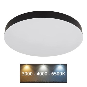 Globo - Iluminação de teto LED LED/36W/230V 3000K/4000K/6500K diâmetro 40 cm preto