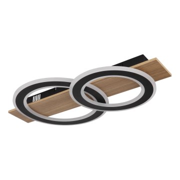 Globo - Iluminação de teto LED LED/40W/230V castanho