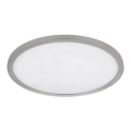 Globo - Iluminação de teto para casa de banho LED com regulação LED/18W/230V diâmetro 29,4 cm IP44 cromado mate