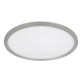 Globo - Iluminação de teto para casa de banho LED com regulação LED/24W/230V diâmetro 42 cm IP44 cromado mate