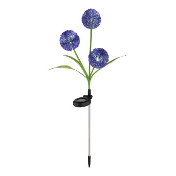 Globo - Iluminação solar LED 3xLED/0,06W/3V 5000K IP44 roxo