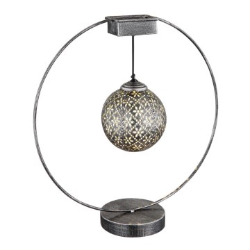 Globo - Iluminação solar LED LED/0,06W/1,2V prateado IP44