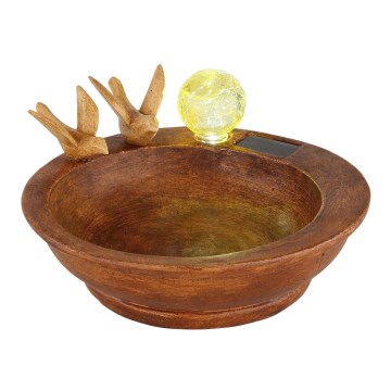 Globo - Iluminação solar LED LED/0,06W/3V IP44 Banho dos pássaros