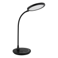 Globo - Lâmpada de mesa flexível LED com toque, regulável LED/12W/230V 3000/4000/6500K CRI 90 preta