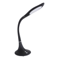 Globo - Lâmpada de mesa LED flexível com regulação por toque LED/9W/230V 3000/4000/6500K preta
