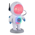 Globo - Lâmpada de Mesa LED RGB LED/6W/5V astronauta branca