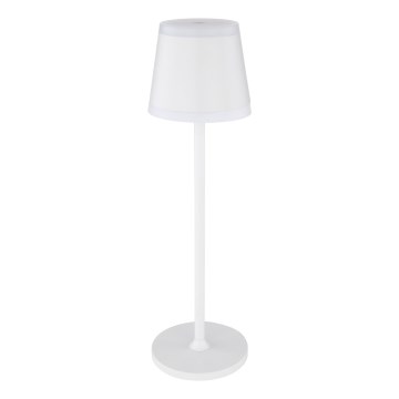 Globo - Lâmpada de mesa recarregável com toque, LED regulável LED/4,6W/230V 1800 mAh USB IP54 branca