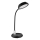 Globo - Lâmpada de mesa tátil dimerizável LED/12W/230V 3000/4000/6500K preta