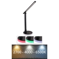 Globo - Lâmpada de mesa tátil dimmerizável LED RGBW LED/5W/230V + LED/2W 2700K/4000K/6500K preta